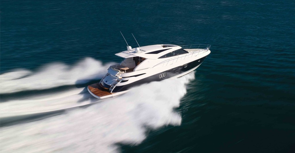 The 5800 Sport Yacht is a prime example of Rivieras world-class technology © Stephen Milne